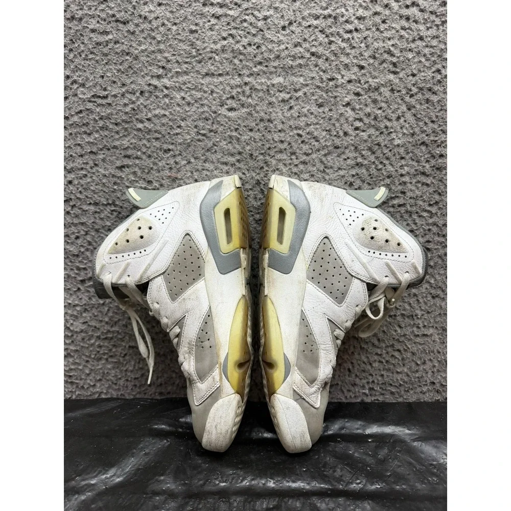 Air Jordan 6 Retro Cool Grey High Top Sneakers CT8529-100 Mens Size 9 US